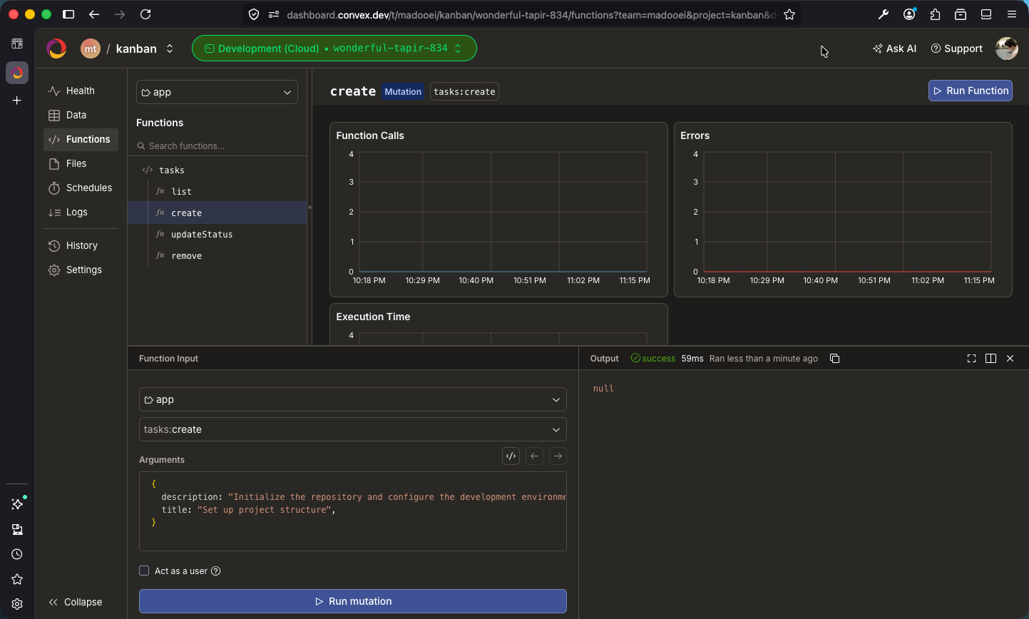 Create Task Function