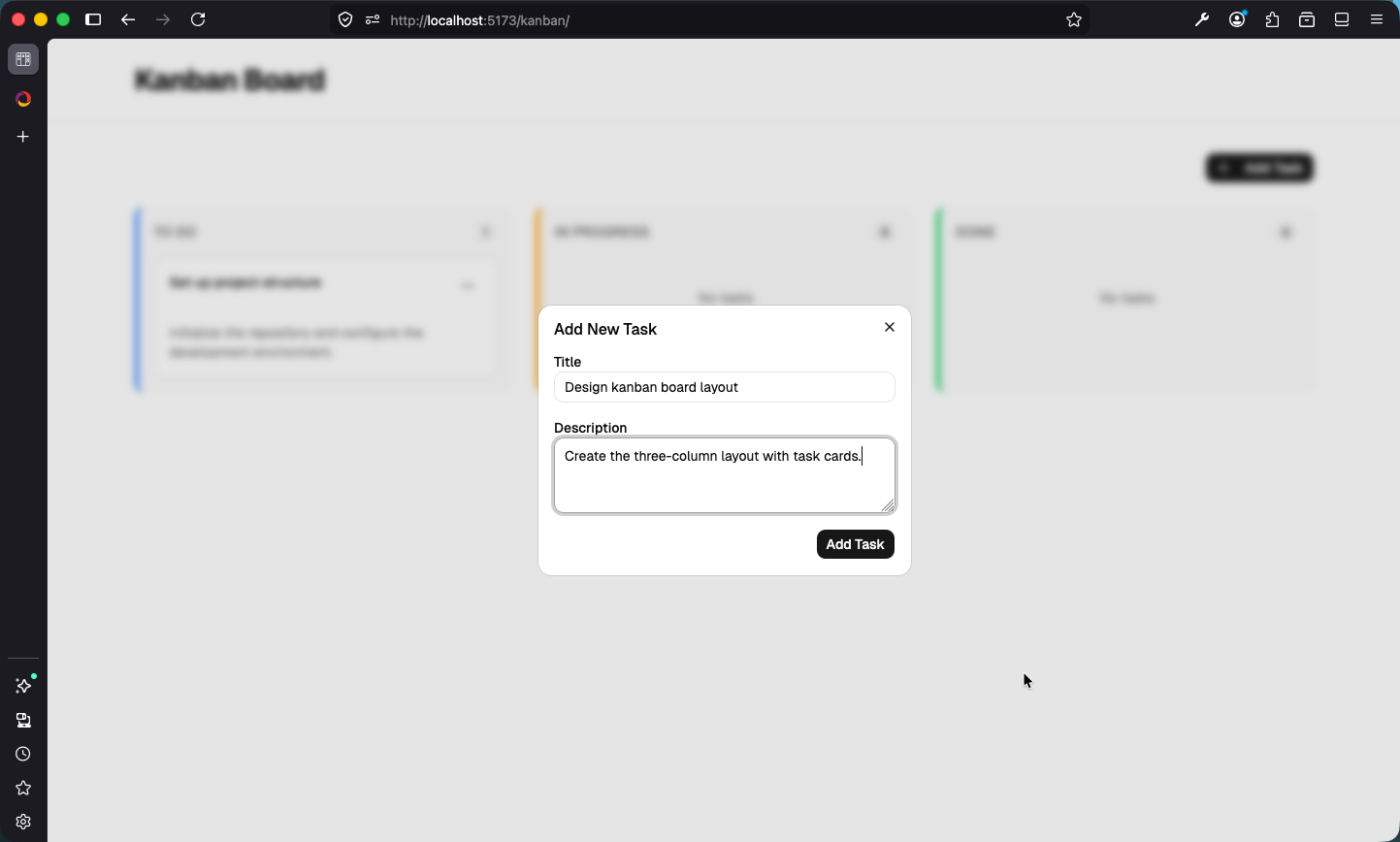 Add Task Dialog