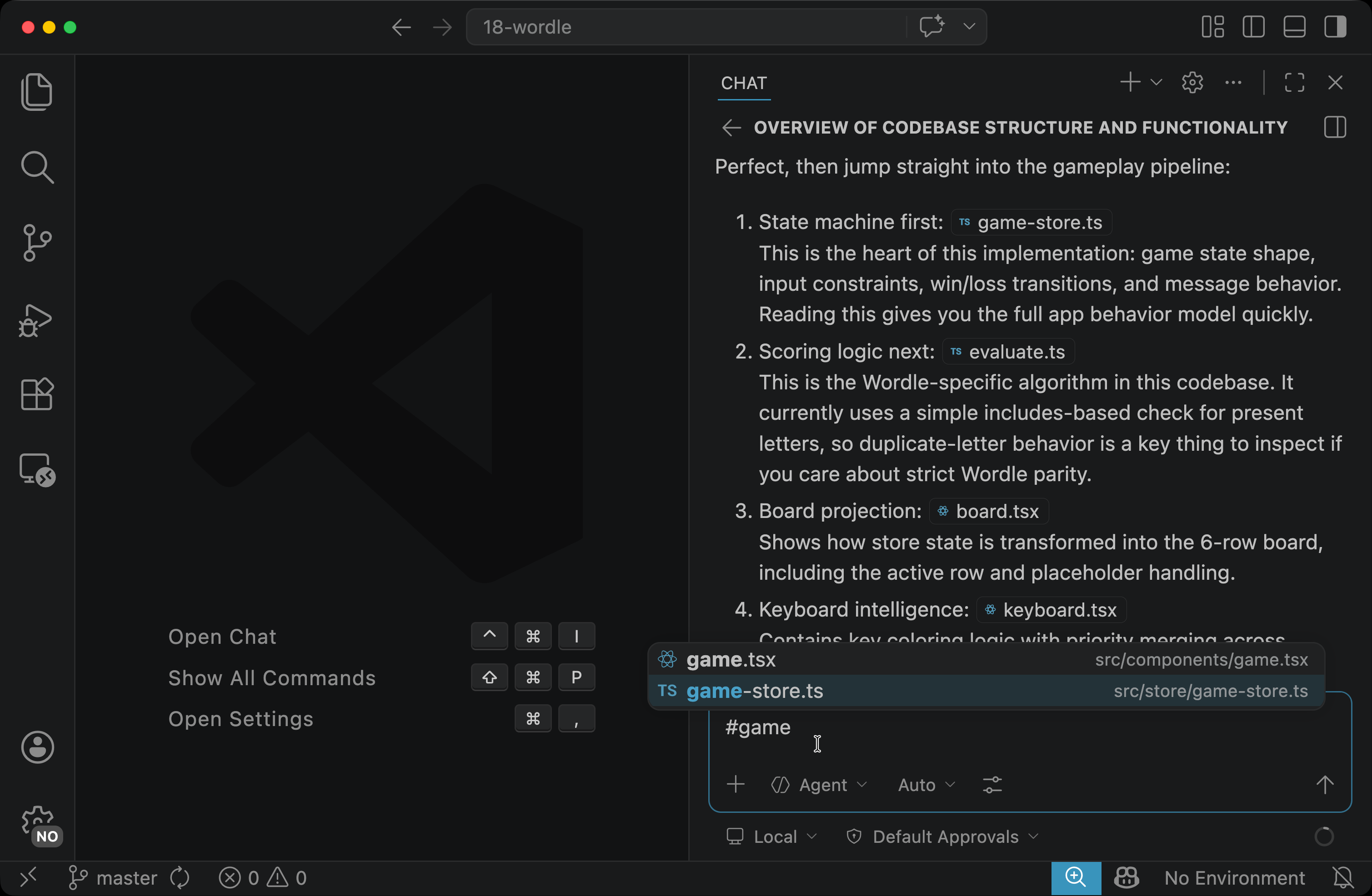 #-mention picker in the chat input